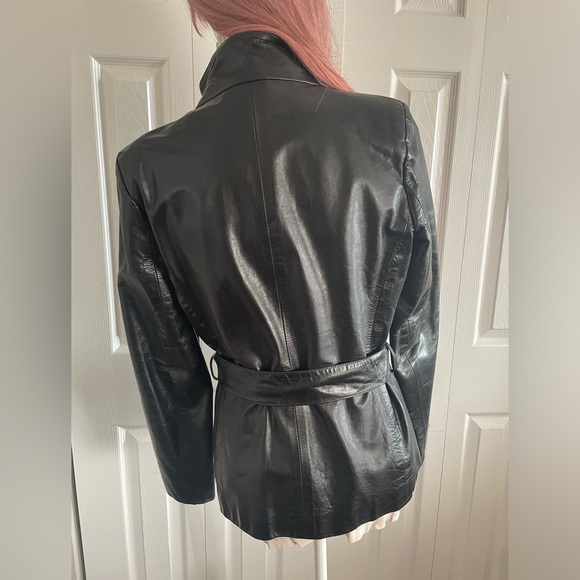 Vintage Club Monaco Leather Jacket - Picture 2 of 5